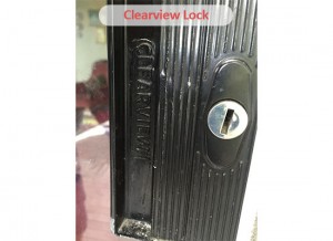 clearview sliding door lock repairs