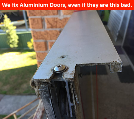 Aluminium Sliding Door Repairs, Sliding Door Rail Replacement